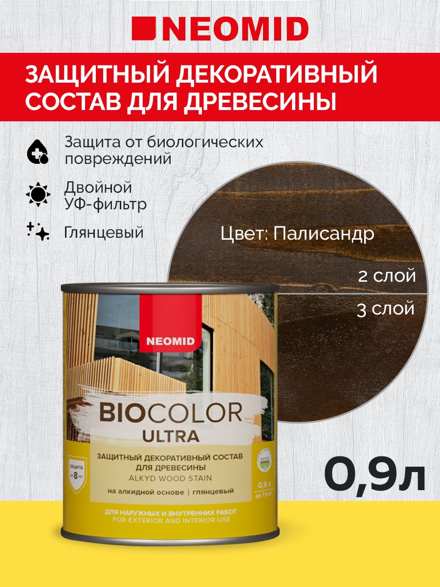 Neomid Пропитка BIO COLOR ULTRA Палисандр (0,9л)