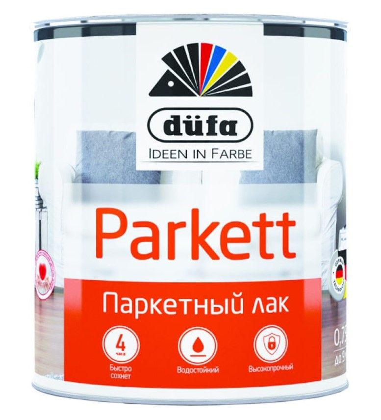 Dufa Retail Лак PARKETT паркетный глянцевый   750мл