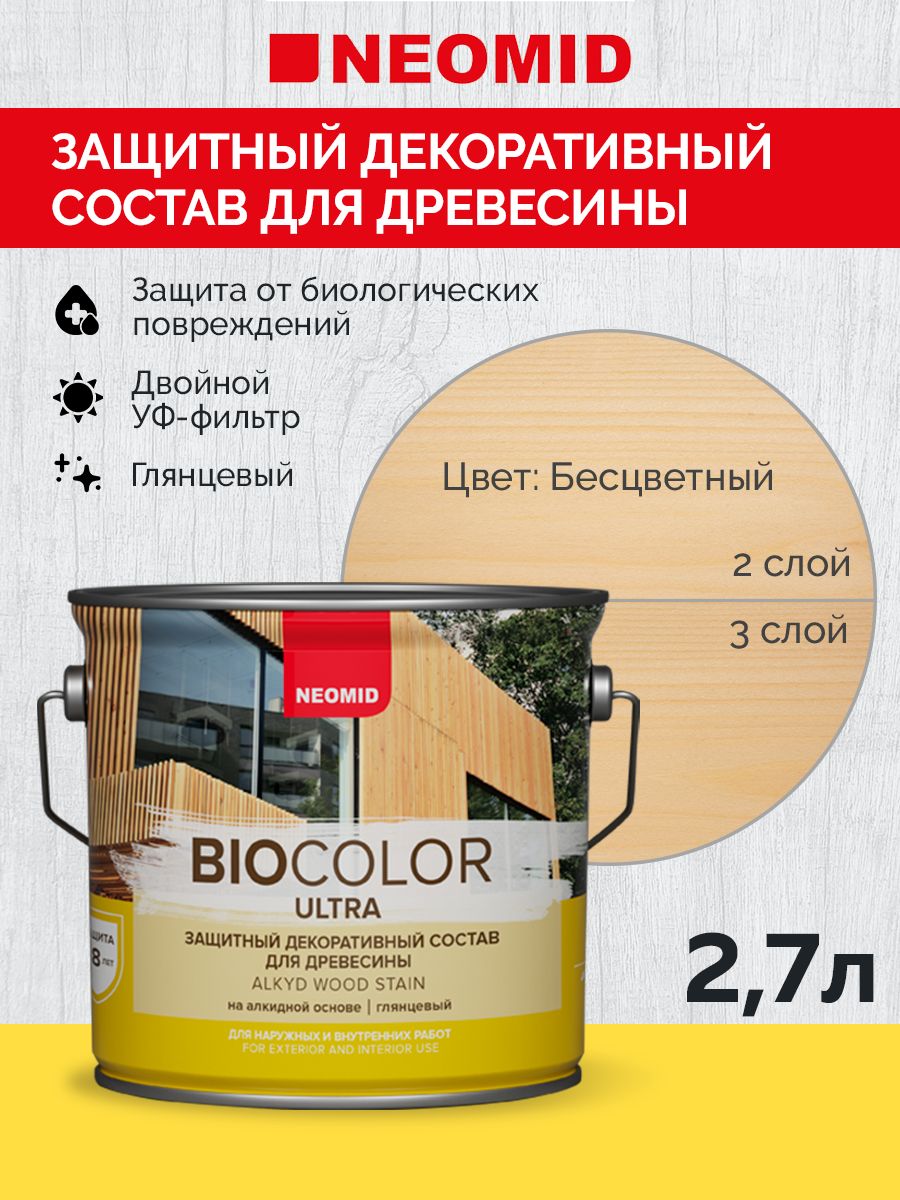 Neomid Пропитка BIO COLOR ULTRA Бесцветный (2,7л)