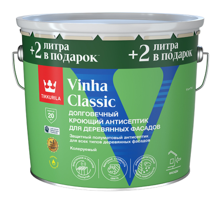 Tikkurila Антисептик кроющий VINHA CLASSIC VVA п/мат 11л