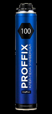 PROFFLEX Клей-пена PROFFIX 100, 12*850 мл