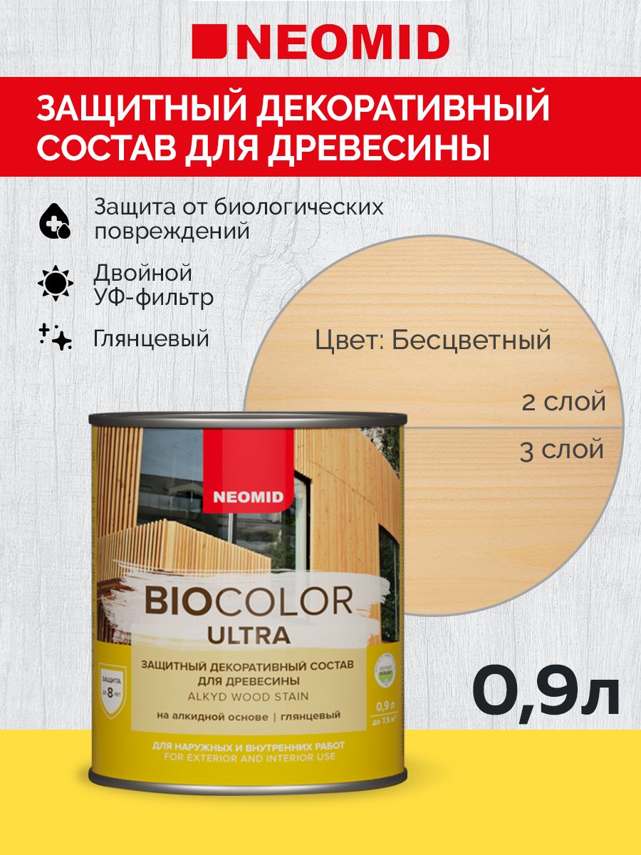 Neomid Пропитка BIO COLOR ULTRA Бесцветный (0,9л)