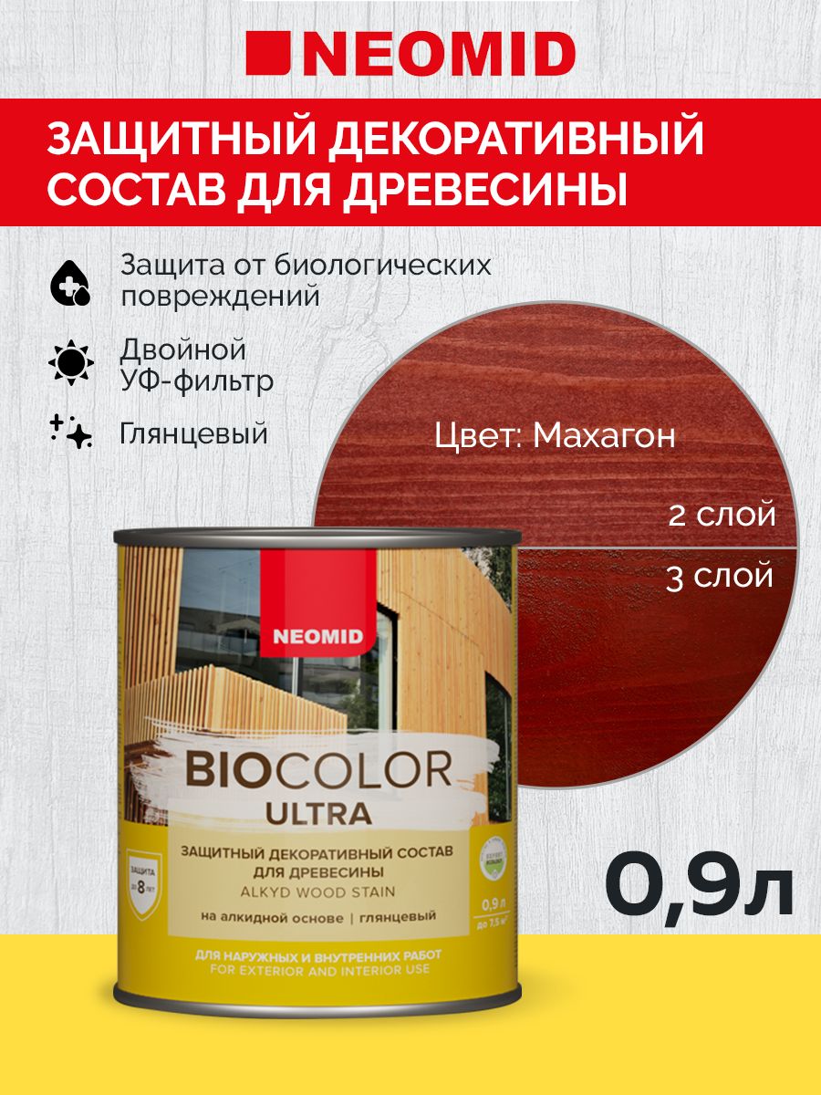 Neomid Пропитка BIO COLOR ULTRA Махагон (0,9л)