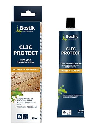 Bostik Fyndley Гель Bostik CLIC PROTECT для герм. стыков. соед. паркета 0,125л 50020181