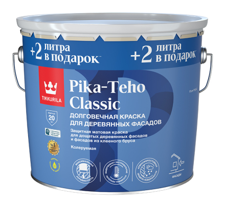 Tikkurila Краска для домов PIKA-TEHO CLASSIC A мат 11л